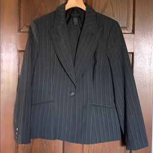 Limited Gray Pinstripe Blazer Jacket